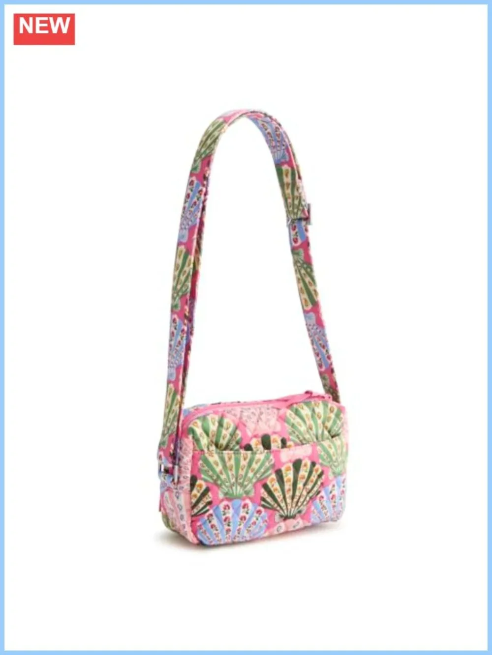 Vera Bradley Becker Camera Bag Crossbody - Quilted Cotton Womens Handbag